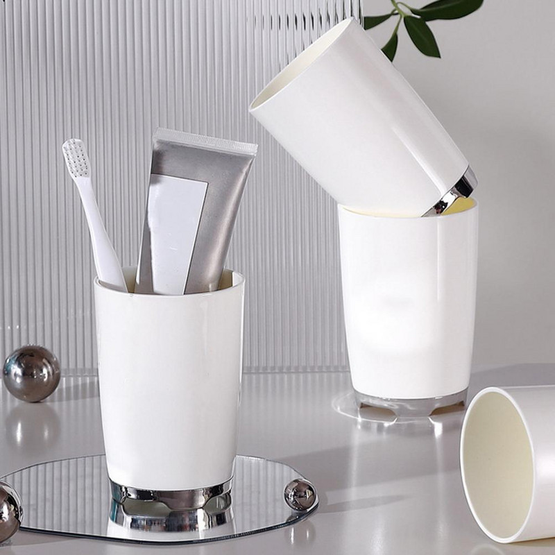 1 tk kaasaskantavad loomingulised suupesutopsid plastikust kodu hotelli hambaharja hoidik Vannitoa tarvikud Suuvee säilitustopsid 300 ml