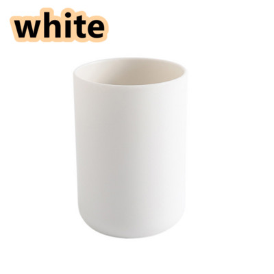 Kúpeľňové poháre, plastový hrnček na ústnu vodu, hrnček na kávu, čaj a vodu, domáci cestovný jednoduchý jednofarebný držiak na zubnú kefku, pohár na nápoje