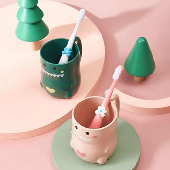 Χαριτωμένο κύπελλο οδοντόβουρτσας Ποτήρι μπάνιου οικιακού γάλακτος Κύπελλα μπάνιου Creative Mouthwash Gargle Cup Κούπα βουρτσίσματος για παιδιά