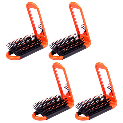 Hair Comb Salon Portable Travel Hairstyle Brush Straight Curl Hairdressing Folding