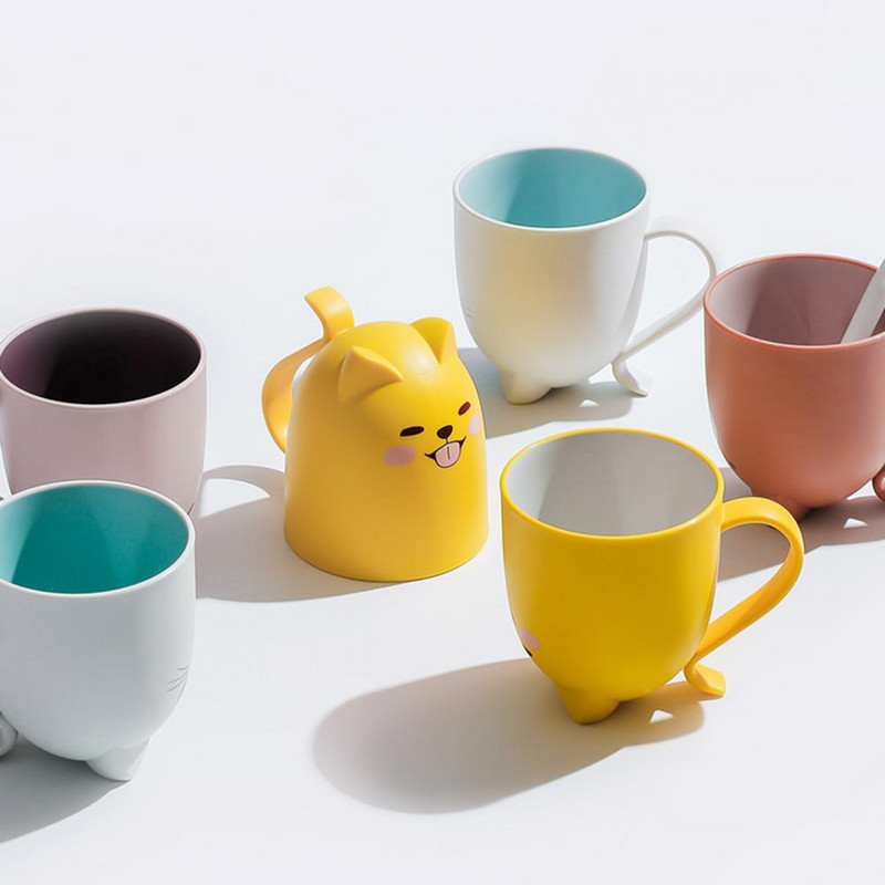 Koristan, divan izgled, univerzalni držač četkice za zube, lagana kupaonska čaša, ergonomska ručka, kućanske potrepštine