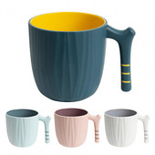 1tk Kahekihiline harjamistass Laste hambaharjatops Kodu Vannitoa Pesutops Kruusid Kaasaskantav reisija suuveetops