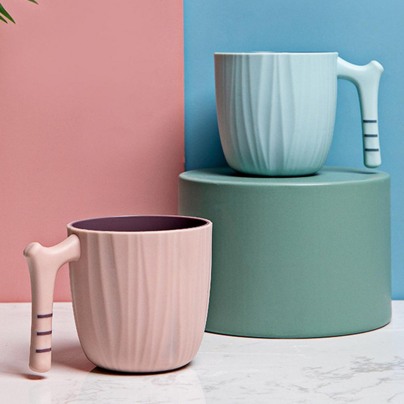 1tk Kahekihiline harjamistass Laste hambaharjatops Kodu Vannitoa Pesutops Kruusid Kaasaskantav reisija suuveetops