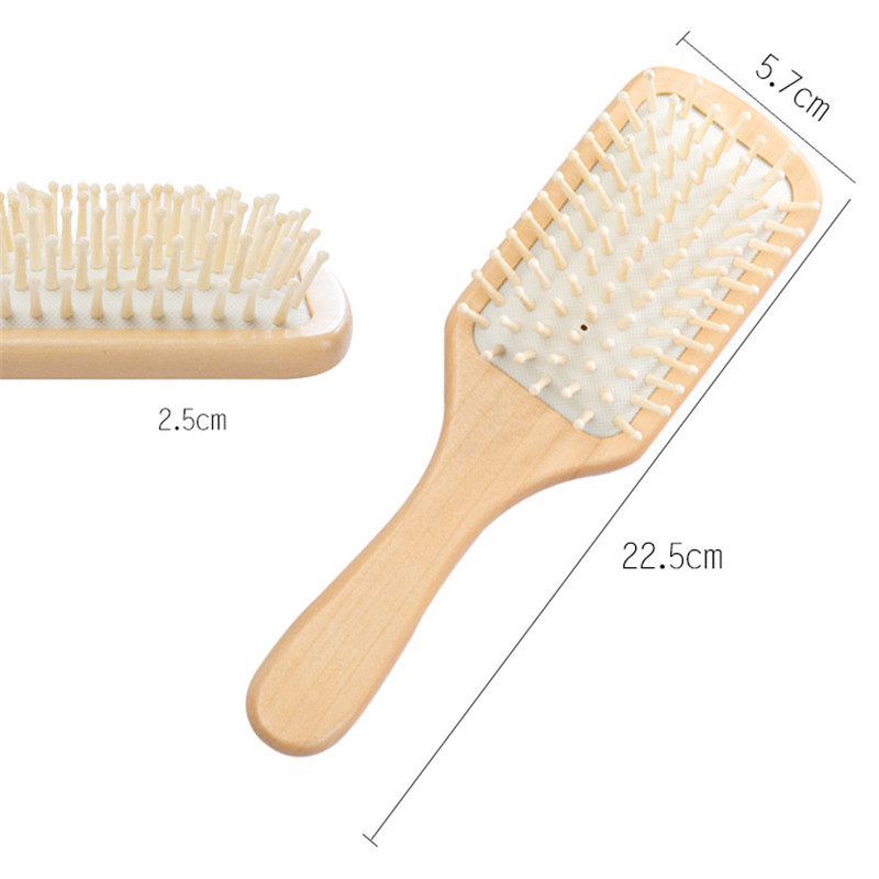 1tk puidukamm Professionaalne antistaatiline padi juuste väljalangemise vastu Massaažihari Juuksehari Kamm Peanaha Juuksehooldus Tervislik Bambuskamm