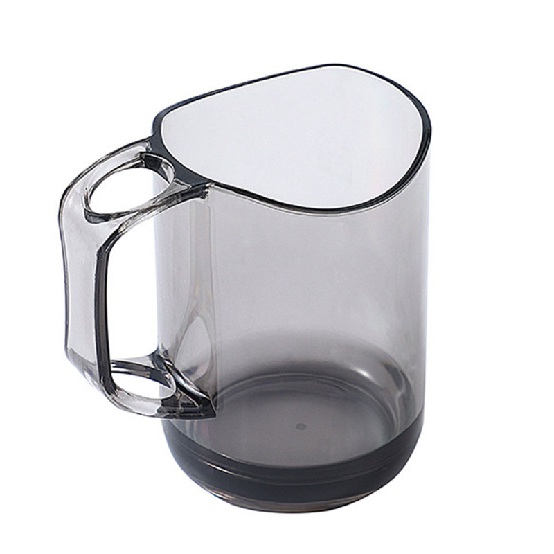 Mouthwash Cup with Handle Toothbrush Toothpaste Storage Cups Organizer for Home Bathroom Couple's Brushing Cup Tree New