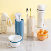 Hambaharjahoidja toiduklass, käepidemega eemaldatav hambaharjatops Ruumisäästlik Seif 3-ühes hammaste harjamise tass majapidamises