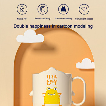 Сладко малко чудовище Чаша за четка за зъби Детска чаша за четка за зъби Пачи крак Детска чаша за вода за уста Пластмасова чаша за държач за четка за зъби за баня