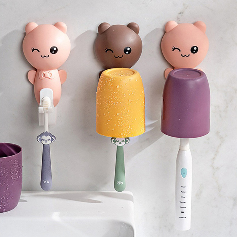 Pastariiul Punch-free hambaharja kauss Kukkumiskindlus, jäljetult suuveetops Lossless multikas Lihtne paigaldamine Armas pilt