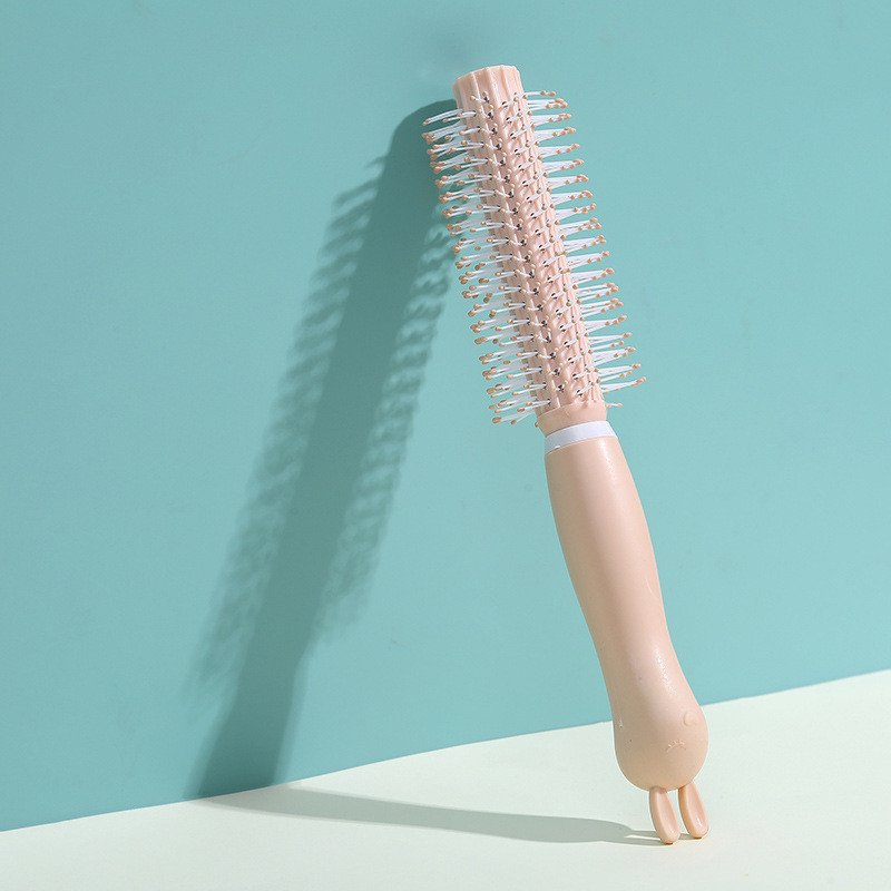 Armsad jänese lokkis juuksed massaažikam plastikust pehmed hambad siledad ilma sõlmedeta juuksed