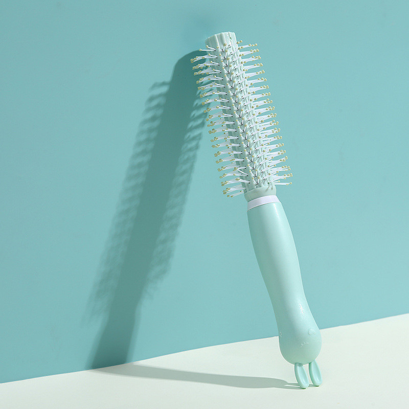 Armsad jänese lokkis juuksed massaažikam plastikust pehmed hambad siledad ilma sõlmedeta juuksed