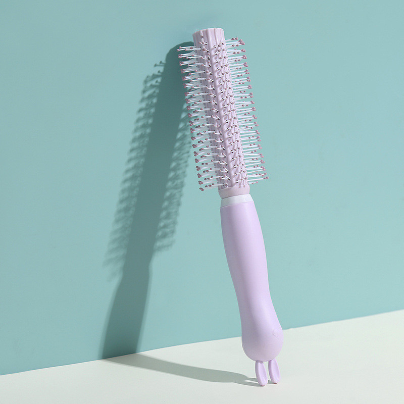 Armsad jänese lokkis juuksed massaažikam plastikust pehmed hambad siledad ilma sõlmedeta juuksed