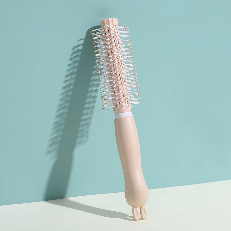 Armsad jänese lokkis juuksed massaažikam plastikust pehmed hambad siledad ilma sõlmedeta juuksed