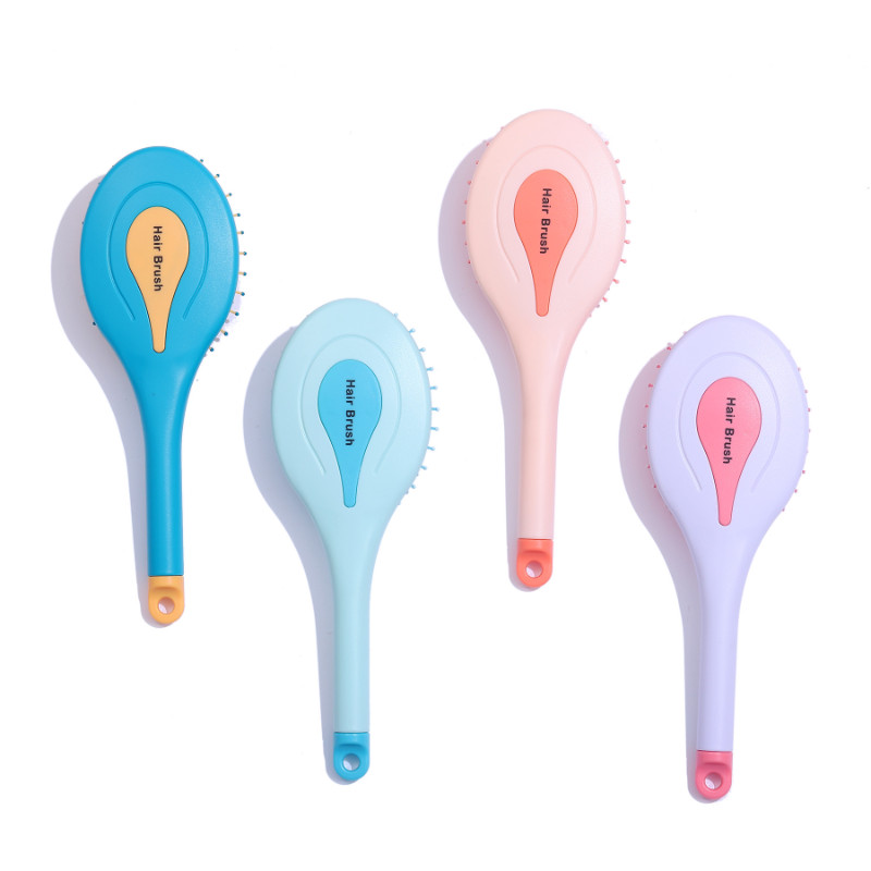 2023 új légpárnás fésű színes hajkiegyenesítő fésű, hosszú nyelű hajfésű hajkefe formáló hajeszközök