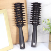 1 tk Must Detangling Juuksehari Käepideme harjased Kammpompadour meeste kujundamine Dušš Massaaž Peanahk Kamm Salong Juuksuri Tööriistad