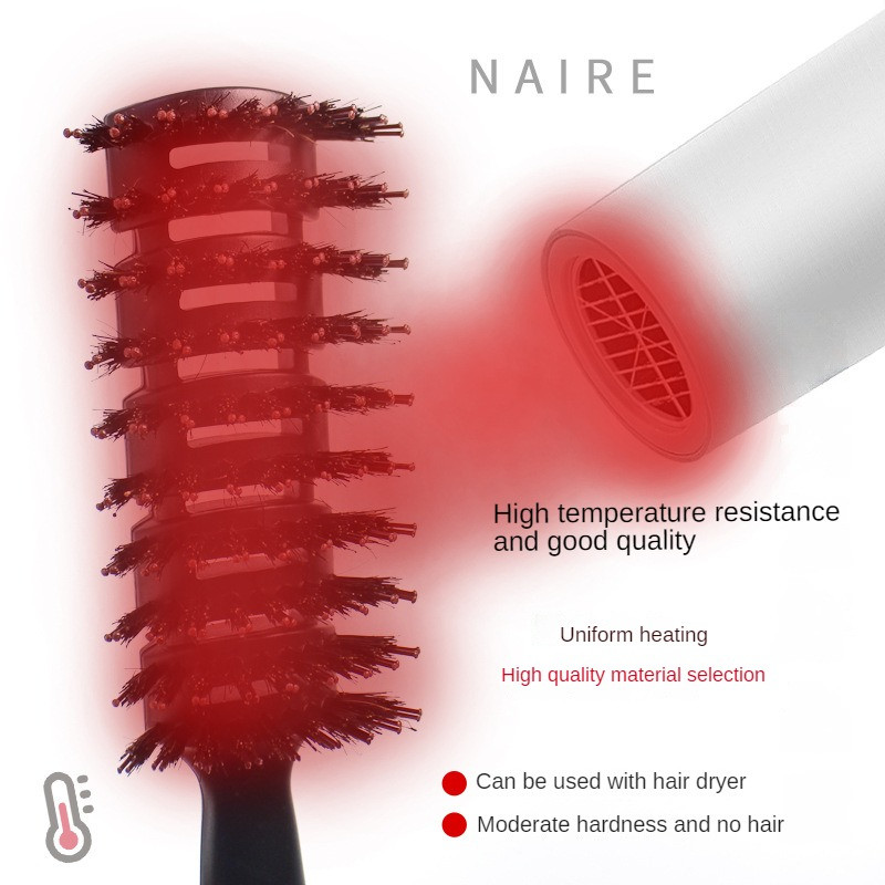 1 tk Must Detangling Juuksehari Käepideme harjased Kammpompadour meeste kujundamine Dušš Massaaž Peanahk Kamm Salong Juuksuri Tööriistad