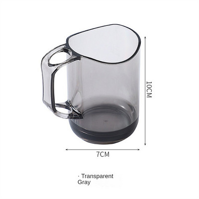 Burnos skalavimo skysčių puodelis Paprastas poros skalavimo puodelis Plastikinis skaidrus vonios reikmenų plovimo puodelis Creative Water Cup valymo puodelis