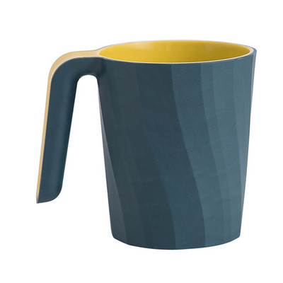 Plastikust libisemisvastane hambakruus Tooth Cup 301–400 ml vannitoa hambaharja hoidja pesutops, hall valge