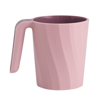 Plastikust libisemisvastane hambakruus Tooth Cup 301–400 ml vannitoa hambaharja hoidja pesutops, hall valge