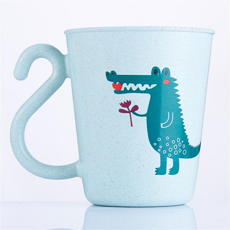 Väikeste loomade veetass 350 ml Keskkonnasõbralik Põhjamaade stiilis Uued kvaliteetsed vannitoatooted Lastele mõeldud suuveetops