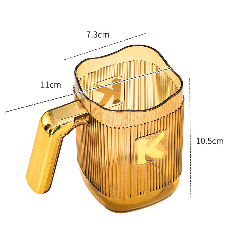 Prozirna čaša Prozirna Dostupna za piće Lagani luksuzni dizajn Može se koristiti za ispiranje usta Plastični dizajn velikog kapaciteta