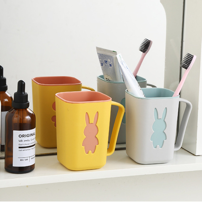 Dvoslojna kontrastna čašica za ispiranje usta Četkica za zube Šalice za pastu za zube Prijenosna kutija za pohranu Kutija za četkicu za zube Posuda za pastu