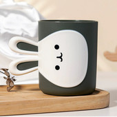 Mouth Cup 450 ml Kulumiskindel ja kukkumiskindel Smooth Cup Mouth Fashion Styling Cute Style Wash Cup Majapidamisvee tass