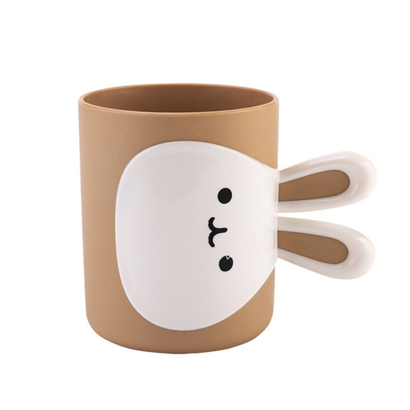 Mouth Cup 450 ml Kulumiskindel ja kukkumiskindel Smooth Cup Mouth Fashion Styling Cute Style Wash Cup Majapidamisvee tass