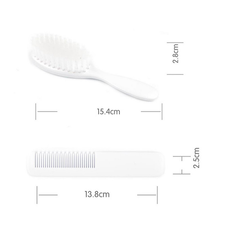 2 pakelių kūdikių plaukų šepetėlių saugaus masažuotojo įrankių rinkinys kūdikių sveikatai lengvi rankiniai namų slaugos reikmenys