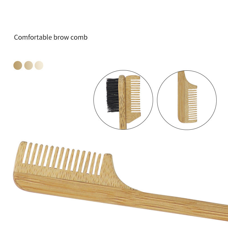 Dvostrana četka za kontrolu rubova Češljevi za kozmetičke salone Profesionalni dodaci Češalj za kosu za uređivanje obrva