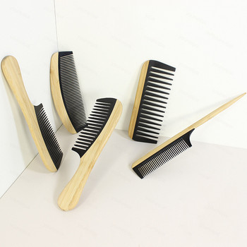 1 τεμ Ξύλινη χτένα με λεπτά δόντια για γυναίκες Αντιστατικές χτένες που ξεμπερδεύουν μαλλιά Εργαλεία styling
