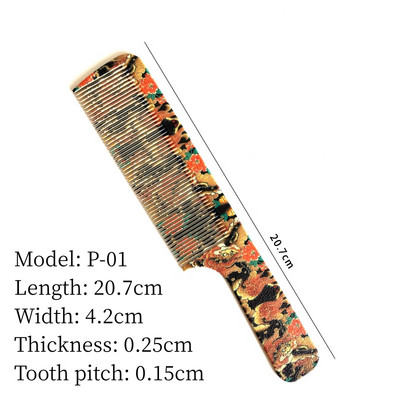 Juukselõikuskamm Professionaalne juuksurisalong Juuksuri kammid Graffiti mustriga Kahepoolne juuksehari Juuksuri Stiilitööriistad Y0702
