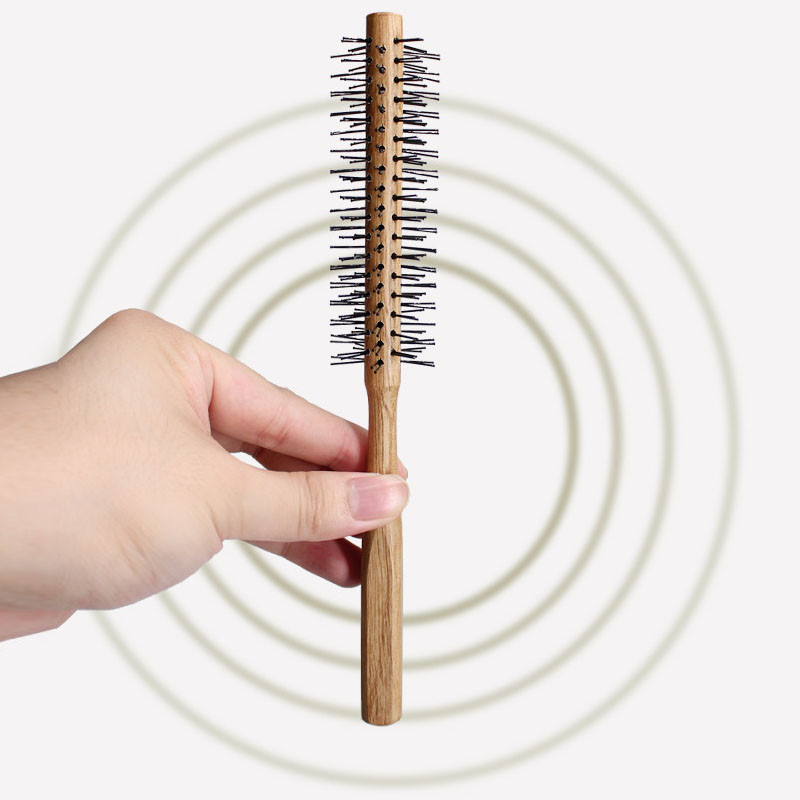 Ίσια χτένα styling σγουρά μαλλιά Ανθεκτική σε υψηλές θερμοκρασίες Αντιστατική Bobo Head Styling Comb Βούρτσα μαλλιών με χτένα