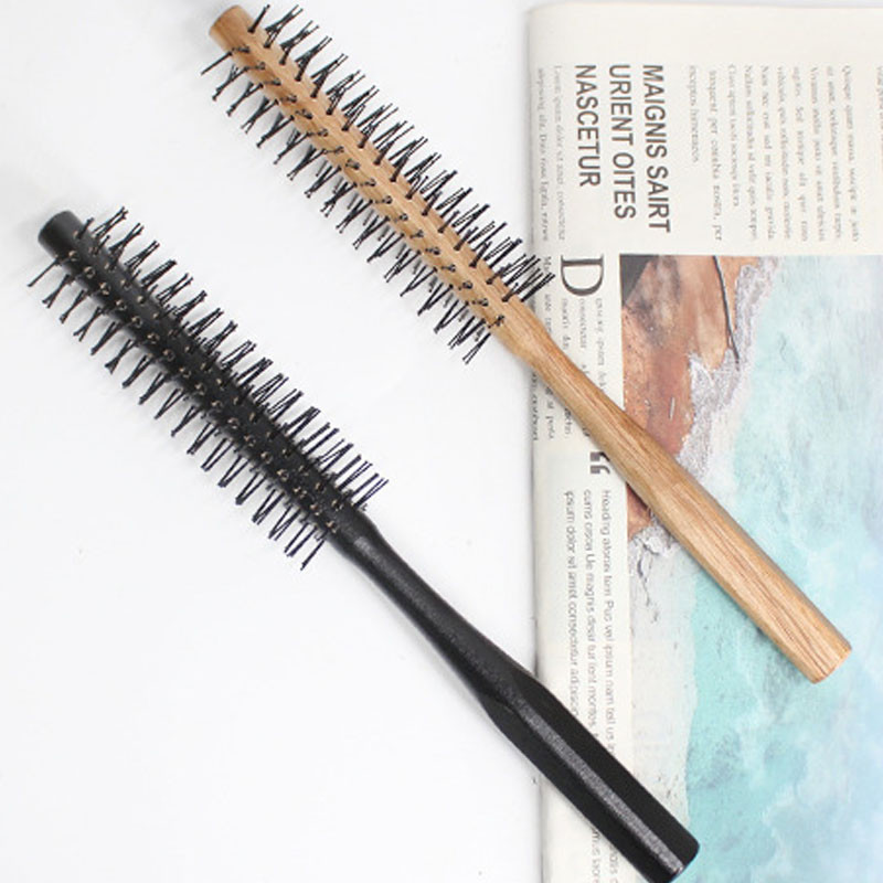 Ίσια χτένα styling σγουρά μαλλιά Ανθεκτική σε υψηλές θερμοκρασίες Αντιστατική Bobo Head Styling Comb Βούρτσα μαλλιών με χτένα