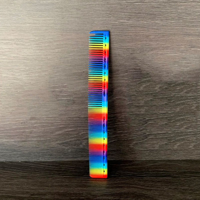 Spalvotos plastikinės plaukų kirpimo šukos moterims Ilgų plaukų kirpimas Tiesių plaukų formavimas Kietos šukos Kirpyklos priedai