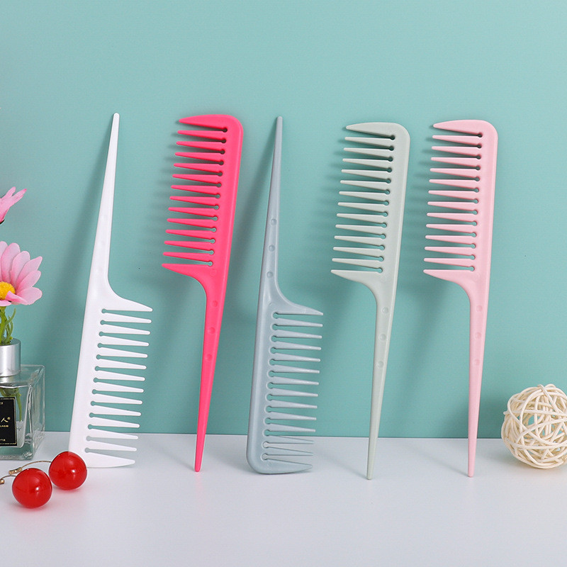 Μεγάλα φαρδιά δόντια χτένα κομμωτηρίου Ξεμπέρδεμα Μείωση τριχόπτωσης Χτένι Επαγγελματικό κουρείο Εργαλείο βαφής styling πινέλο styling Hot sale