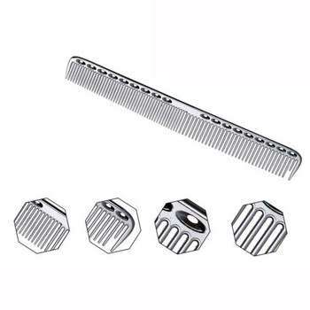 Space Aluminuml Hair Comb Anti-static Metal Pro Hairdressing Cobs Hair Cutting Dying Hair Brush Salon Barber Tools