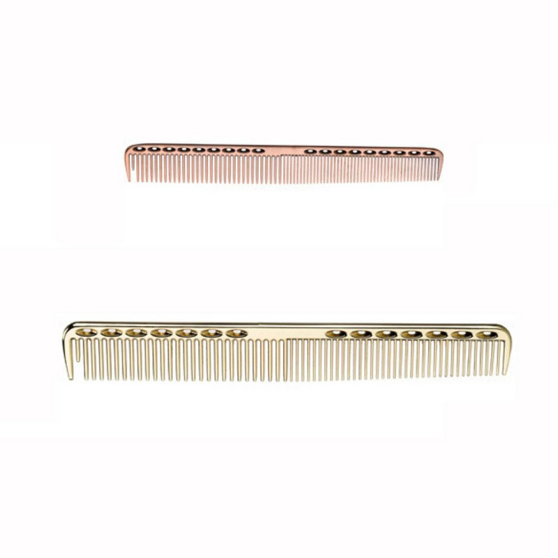 Space Aluminuml Juuksekamm Antistaatiline Metal Pro Juuksuri Kammid Juukselõikus Värvimine Juuksehari Salongi Juuksuri tööriistad