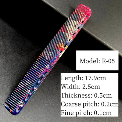 Pieptene pentru frizer Salon de coafura Par lung femei Barbati Cap plat Piepteni pentru coafura Coafura Instrumente profesionale de styling Perie de coafura