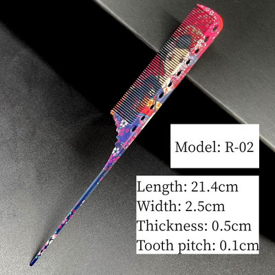 Pieptene pentru frizer Salon de coafura Par lung femei Barbati Cap plat Piepteni pentru coafura Coafura Instrumente profesionale de styling Perie de coafura