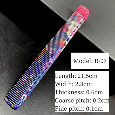 Pieptene pentru frizer Salon de coafura Par lung femei Barbati Cap plat Piepteni pentru coafura Coafura Instrumente profesionale de styling Perie de coafura