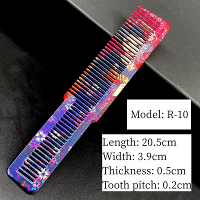 Pieptene pentru frizer Salon de coafura Par lung femei Barbati Cap plat Piepteni pentru coafura Coafura Instrumente profesionale de styling Perie de coafura