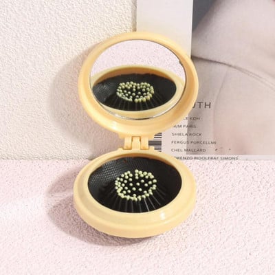 Kokkupandav õhkpadi väikesed kammid Kaasaskantav kõik-ühes komplekt Kaks ühes kammi koos peegliga kaasaskantava õhkpadjaga kammi stiilitööriistad