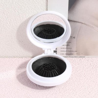 Kokkupandav õhkpadi väikesed kammid Kaasaskantav kõik-ühes komplekt Kaks ühes kammi koos peegliga kaasaskantava õhkpadjaga kammi stiilitööriistad