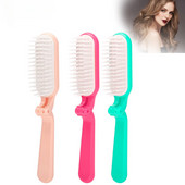 Pieptene de păr pliabil cu desene animate portabil Perie de păr de buzunar de dimensiuni mici Pieptene pliabil pentru masaj pentru cap pentru femei Perie de păr Instrumente de coafat