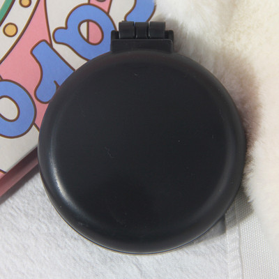 Macaroon Pieptene mic portabil, pliabil, pernă de aer cu oglindă de machiaj, masaj pentru scalp, pieptene pliabil, perie de păr pentru femei, instrumente de styling