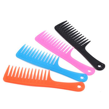 4 цвята Fashion Grove Hairdressing Comb Heat Resistant Woman Wet Detangle Curly Hair Brushes Професионален салон Инструменти за оформяне
