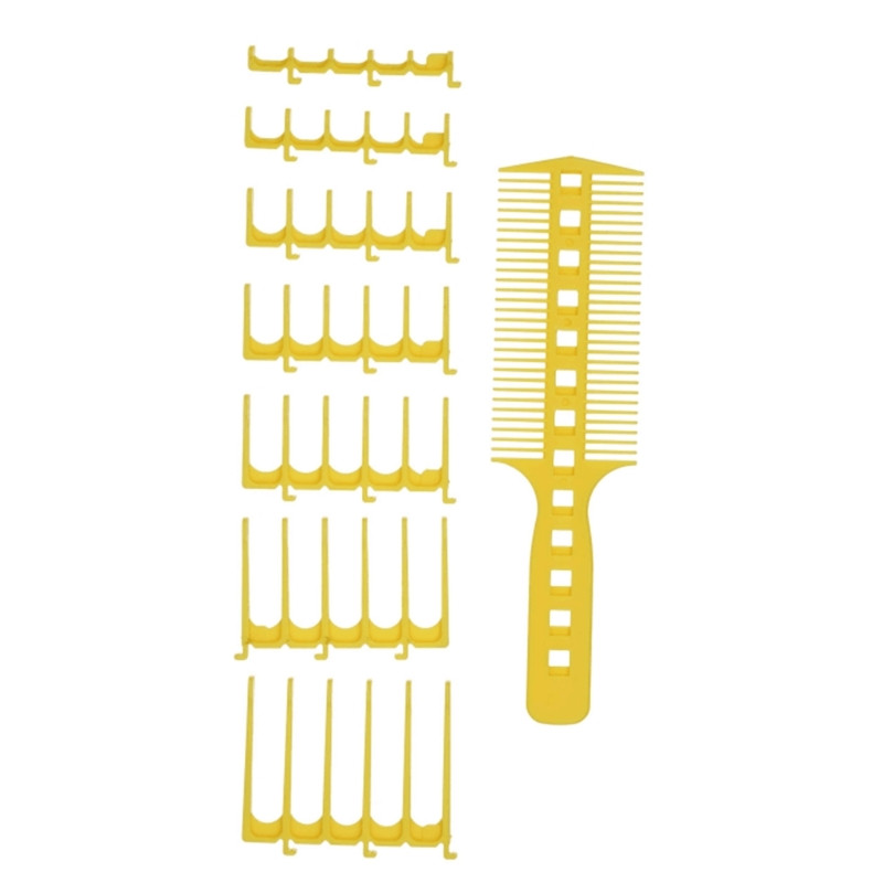 Profesionalus kirpėjų šukučių rinkinys nešiojamam vintažinio stiliaus kirpimui