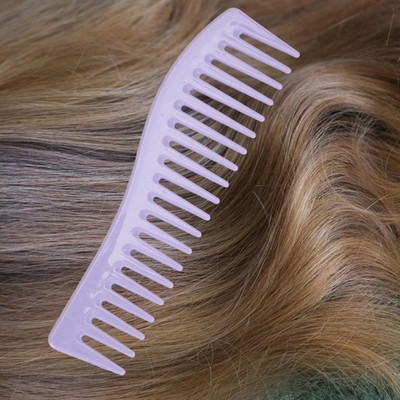 Karščiui atsparios šalinimo šukos ilgiems šlapiems plaukams Garbanotiems plaukams plačių dantų šukos