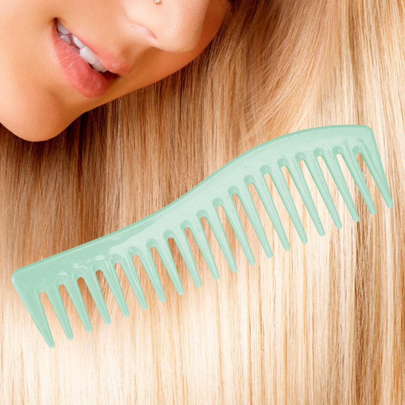 Karščiui atsparios šalinimo šukos ilgiems šlapiems plaukams Garbanotiems plaukams plačių dantų šukos