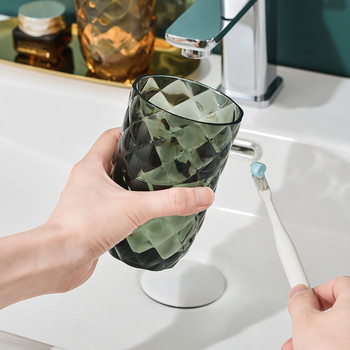Пътуване Преносими пластмасови чаши за измиване на устата Домашен хотел Държач за четка за зъби Чаши за съхранение на вода за уста Баня